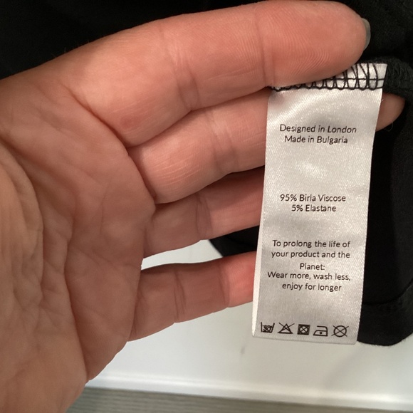 Saint + Sofia Long Sleeve Cowl Neck Tee - Picture 3 of 5